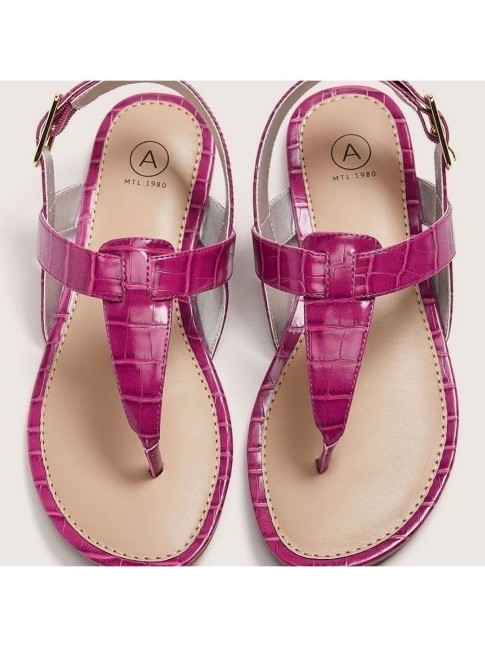 10 - Addition Elle | Wide Ankle Strap Thong Sandal